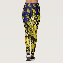 Leggings La moda popular de la mariposa social