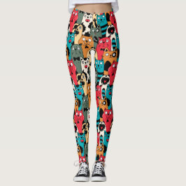 Leggings La muchedumbre de gatos