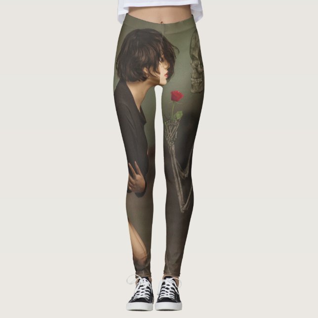 Leggings La muerte y la joven mujer (Anverso)