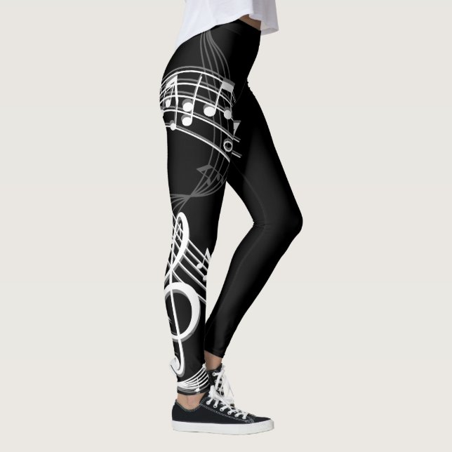 Leggings La música observa el extracto III (Derecha)