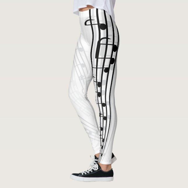 Leggings La música observa la hoja (Izquierda)