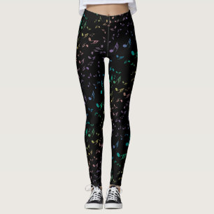 Leggings La música observa luces de navidad en las polaina