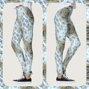 Leggings La naturaleza de Faux Lace inspirada