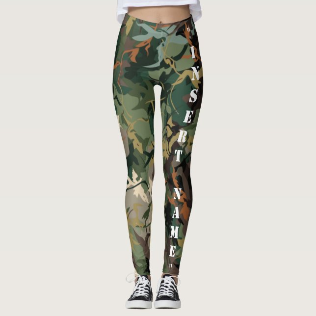 Leggings La naturaleza mágica: La ciencia del camuflaje (Anverso)