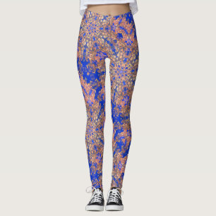 Leggings la nebulosa del oro protagoniza el azul cósmico