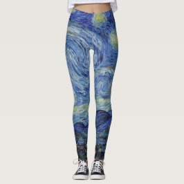Leggings La noche estrellada de Van Gogh