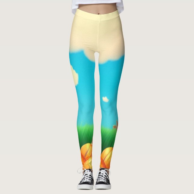 Leggings La parcela de calabazas (Anverso)