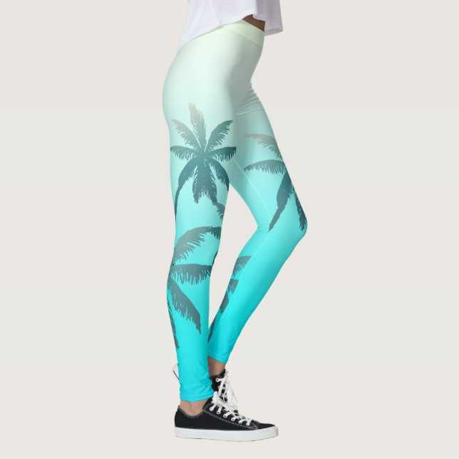 Leggings La pendiente verde de la explosión del glaciar se