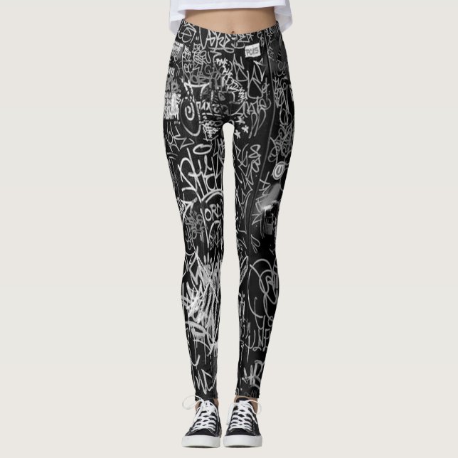 LEGGINGS LA PINTADA DE NY LANZA PARA ARRIBA NEGRO DE LAS (Anverso)
