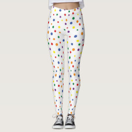 Leggings La polca arco iris tira las piernas