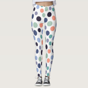 Leggings La polka domina las piernas de las mujeres
