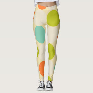 Leggings La polka domina las piernas de las mujeres