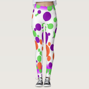 Leggings La polka domina las piernas de las mujeres