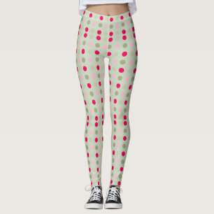 Leggings La polka domina las piernas de las mujeres