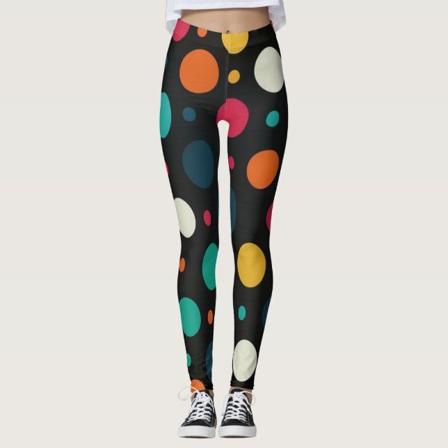 Leggings La polka marca las bellas piernas (Anverso)