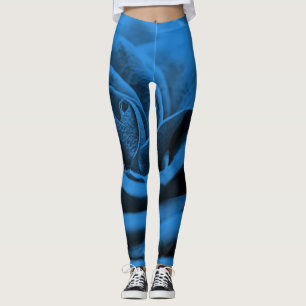 Leggings La rosa roja azul, macrobelleza.