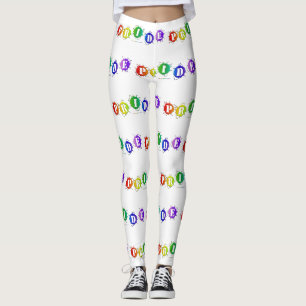 Leggings La señal de orgullo de colores arcoíris de Slipper