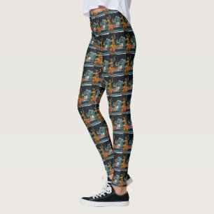 Leggings LA SEÑORA Y las polainas del ELEFANTE