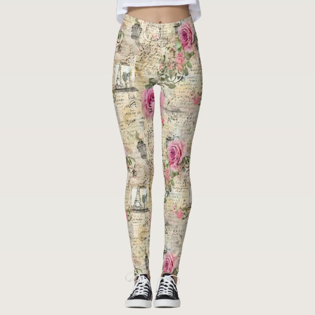 Leggings La serie 1 de diseño de la época de la efimera fra (Anverso)