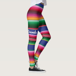 Leggings La servidora mexicana toma tu nombre de las pierna