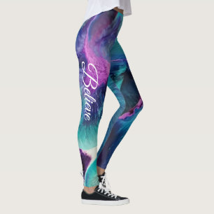 Leggings La sirvienta aplastó las piernas abstractas al Pe