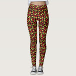 Leggings La tarjeta del póker se adapta al oro del rojo del<br><div class="desc">Este póker - las polainas inspiradas tienen un modelo inconsútil hecho de juegos de la baraja de naipe. Espadas, clubs, corazones y diamantes cabidos juntos en oro y rojo en un fondo negro. Estas polainas del casino son perfectas para cualquier jugador de tarjeta ávido, si usted ama el póker, el...</div>