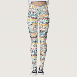 Leggings la tipografía de nosotros