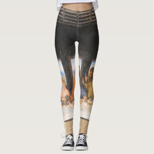 Leggings La última pintura de la cena de Leonardo Da Vinci