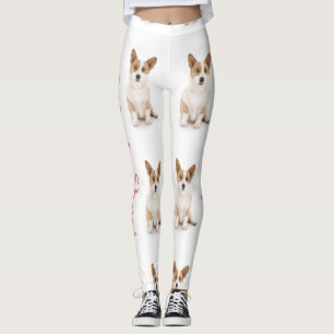Leggings La vida es corta, es tan mis polainas del Corgi de