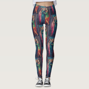 Leggings La Visitación por Pontormo Arte Refinado Mannerist