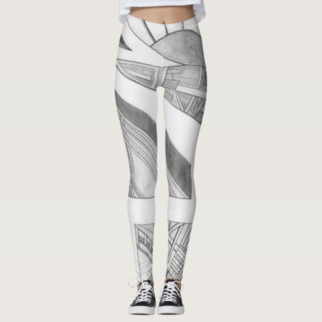 Leggings La yoga de Doublehead jadea #2 (Anverso)