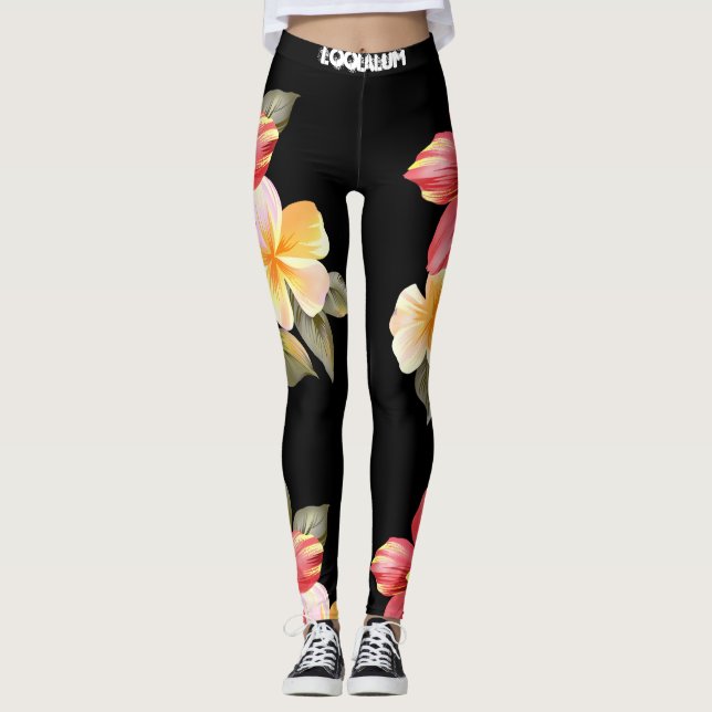 Leggings La yoga jadea floral (Anverso)