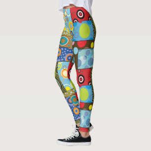 Leggings La yoga linda de las polainas jadea LUNARES de los