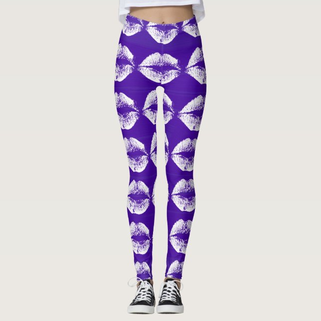 Leggings Labios blancos #21 (Anverso)