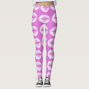 Leggings Labios blancos #35