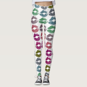 Leggings Labios Coloridos Elegantes #34