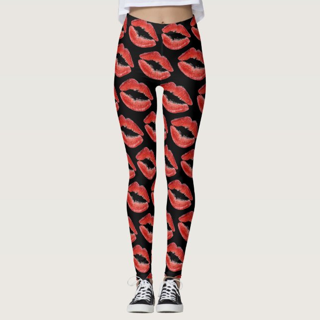 Leggings Labios rojos (Anverso)