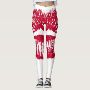 Leggings Labios rojos
