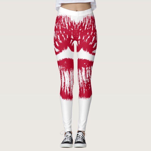 Leggings Labios rojos (Anverso)
