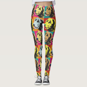 Leggings Labrador de arte pop