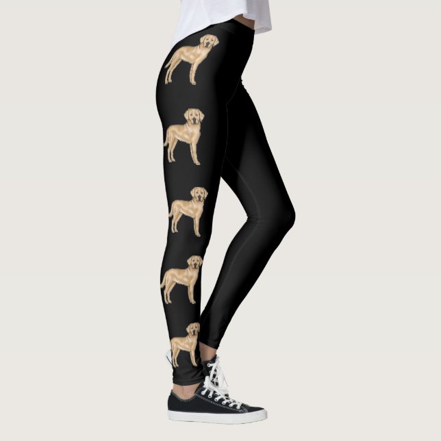 Leggings Labrador Retriever Amarillo Perros de Dibujos Anim (Derecha)