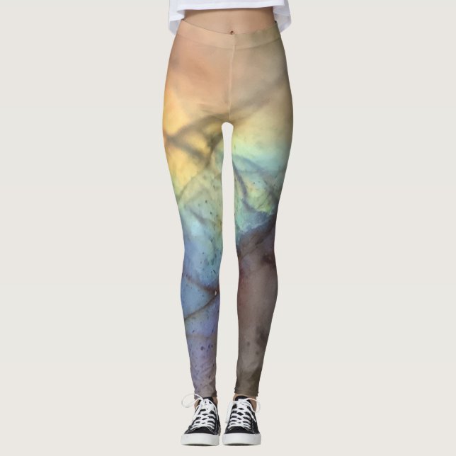 Leggings Labradorita del arco iris (Anverso)