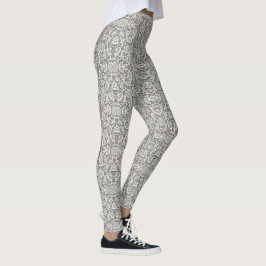 Leggings Lace Blanco Luce Cómodo Sexy Cute Caliente Clásico