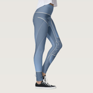 Leggings ladrillo de piedra azul roto