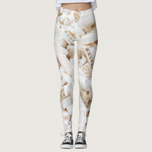 Leggings ladrillos blancos