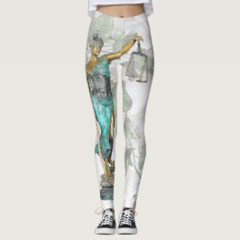 Leggings Lady Justice sobre Ivy y y Satin 1