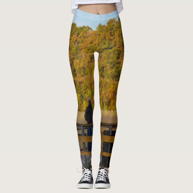 Leggings Lago de Pesca de Otoño Springfield (Anverso)