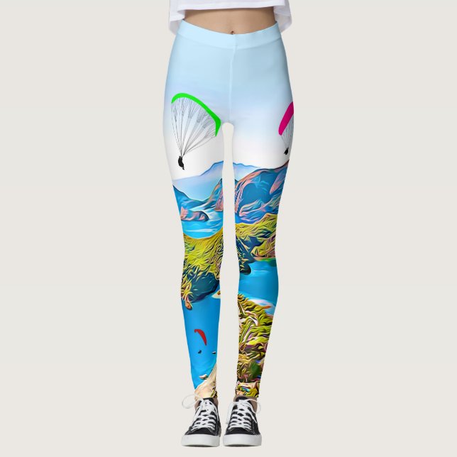 Leggings Laguna azul parapente (Anverso)
