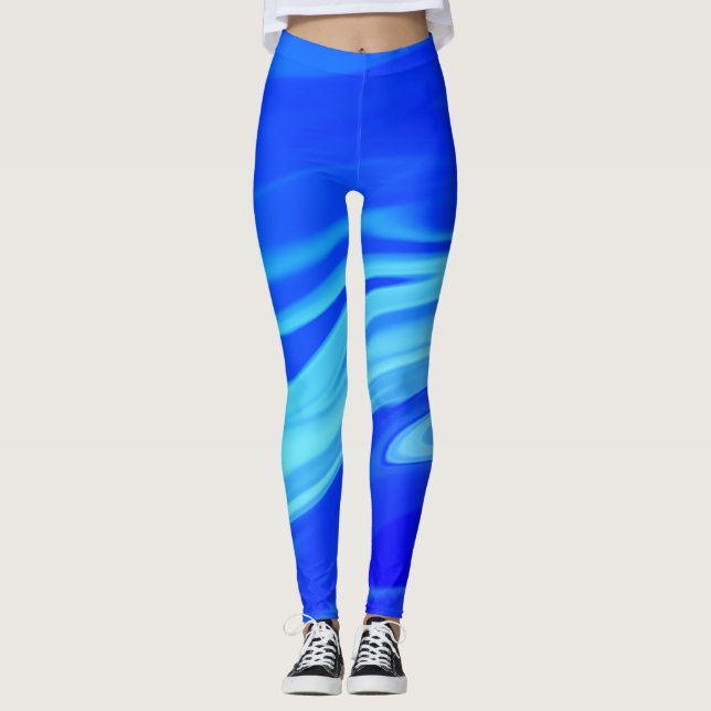 Leggings Laguna Azul - Piernas (Anverso)
