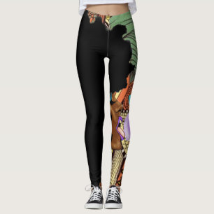 Leggings Lamido remezcle las polainas